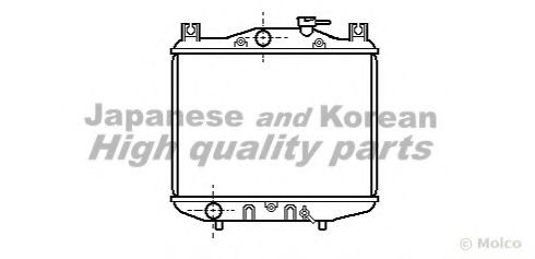 ASHUKI S550-30 Радиатор, охлаждение двигателя 