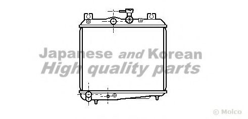 ASHUKI S550-40 Радиатор, охлаждение двигателя 
