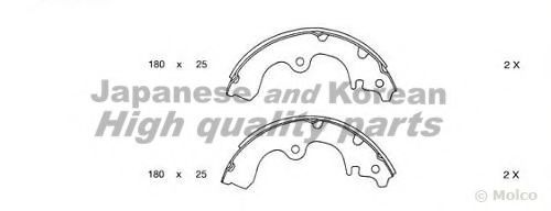 ASHUKI T113-50 Тормозные колодоки 