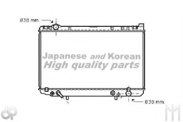 ASHUKI T550-06 Радиатор, охлаждение двигателя 