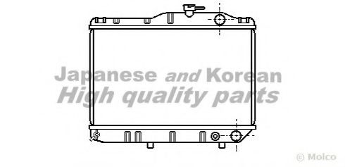 ASHUKI T550-17 Радиатор, охлаждение двигателя 
