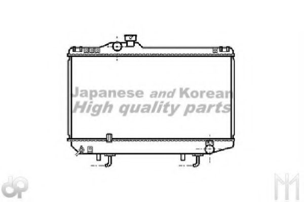 ASHUKI T550-53 Радиатор, охлаждение двигателя 