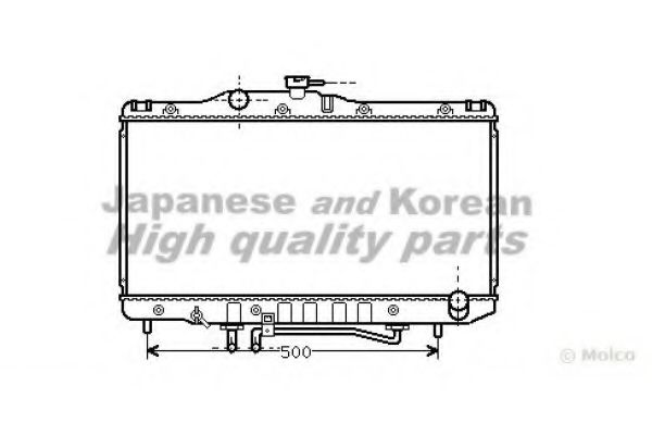 ASHUKI T551-06 Радиатор, охлаждение двигателя 