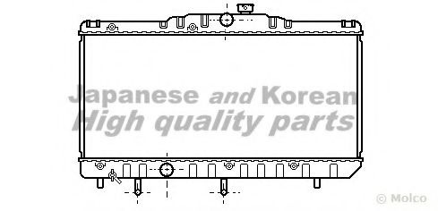 ASHUKI T553-07 Радиатор, охлаждение двигателя 