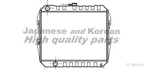 ASHUKI T553-12 Радиатор, охлаждение двигателя 