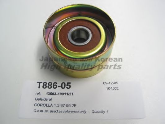 ASHUKI T886-05 Паразитный Ведущий ролик, зубчатый ремень для TOYOTA COROLLA FX (Тойота/тоета Cоролла инфинити фх) ASHUKI T886-05 Паразитный Ведущий ролик, зубчатый ремень для TOYOTA COROLLA FX (Тойота/тоета Cоролла инфинити фх)