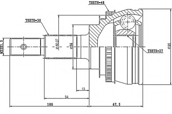 ASHUKI T901-02 Газовая пружина, крышка багажник для TOYOTA COROLLA (Тойота/тоета Cоролла) ASHUKI T901-02 Газовая пружина, крышка багажник для TOYOTA COROLLA (Тойота/тоета Cоролла)