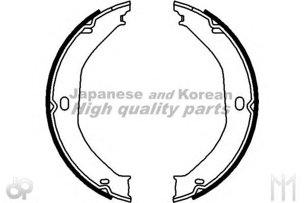 ASHUKI US104103 Тормозные колодоки 