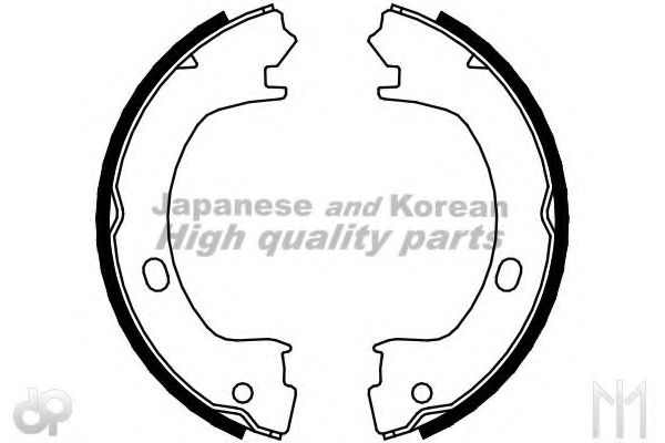 ASHUKI US104109 Тормозные колодоки 