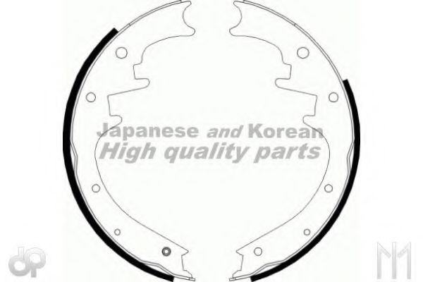 ASHUKI US104111 Тормозные колодоки 