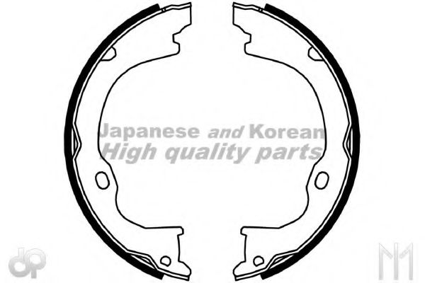 ASHUKI US104114 Тормозные колодоки 