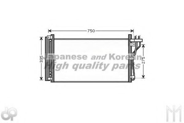 ASHUKI Y550-63 Конденсатор, кондиционер для HYUNDAI (Хендай) ASHUKI Y550-63 Конденсатор, кондиционер для HYUNDAI (Хендай)