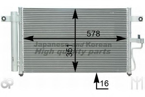 ASHUKI Y550-79 Конденсатор, кондиционер для HYUNDAI ACCENT II (Хендай Акцент 2) ASHUKI Y550-79 Конденсатор, кондиционер для HYUNDAI ACCENT II (Хендай Акцент 2)