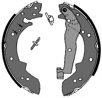 VEMA 84429 Тормозные колодоки для ALFA ROMEO GTV (Альфа ромео Гтv)