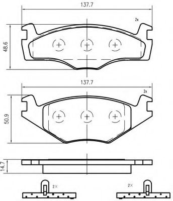 VEMA K404600 Тормозные колодки для VOLKSWAGEN SCIROCCO (Фольксваген Сcироccо) VEMA K404600 Тормозные колодки для VOLKSWAGEN SCIROCCO (Фольксваген Сcироccо)