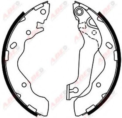ABE C00331ABE Тормозные колодоки для KIA CERATO (Киа Cэрато) ABE C00331ABE Тормозные колодоки для KIA CERATO (Киа Cэрато)