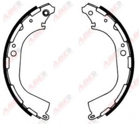 ABE C01045ABE Тормозные колодоки для NISSAN PICKUP / NP300 III (Ниссан Пиcкуп / нп300 3)