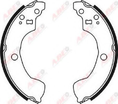 ABE C01051ABE Тормозные колодоки для NISSAN PULSAR VII (Ниссан Пулсар v2) ABE C01051ABE Тормозные колодоки для NISSAN PULSAR VII (Ниссан Пулсар v2)