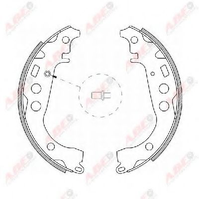 ABE C02059ABE Тормозные колодоки 12 2010 для TOYOTA WILL CYPHA (Тойота/тоета Вилл cъпха) ABE C02059ABE Тормозные колодоки 12 2010 для TOYOTA WILL CYPHA (Тойота/тоета Вилл cъпха)