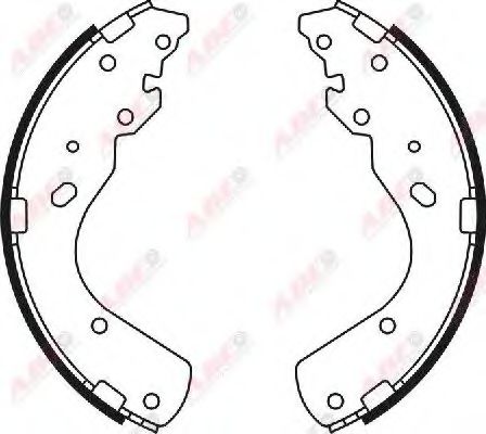 ABE C03044ABE Тормозные колодоки 07 2002 для MAZDA (Мазда) ABE C03044ABE Тормозные колодоки 07 2002 для MAZDA (Мазда)