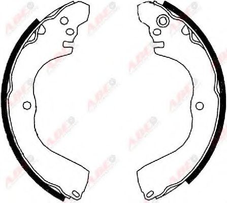 ABE C05064ABE Тормозные колодоки для MITSUBISHI OUTLANDER II (Митсубиши/митсубиси Аутлендер 2) ABE C05064ABE Тормозные колодоки для MITSUBISHI OUTLANDER II (Митсубиши/митсубиси Аутлендер 2)