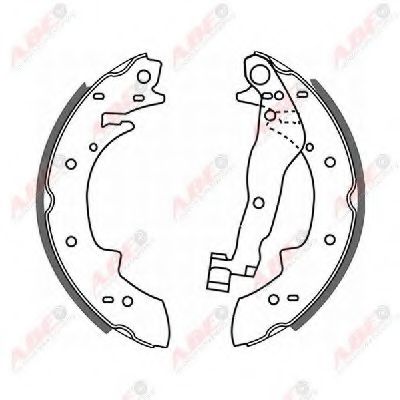 ABE C0B006ABE Тормозные колодоки 6 для BMW 3 (Бмв 3) ABE C0B006ABE Тормозные колодоки 6 для BMW 3 (Бмв 3)