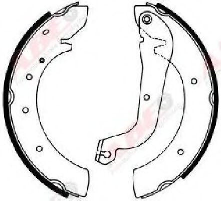 ABE C0F005ABE Тормозные колодоки задний мост для FIAT DUCATO (Фиат Дукато) ABE C0F005ABE Тормозные колодоки задний мост для FIAT DUCATO (Фиат Дукато)