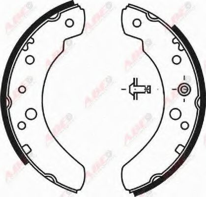 ABE C0G017ABE Тормозные колодоки 80 для FORD (Форд) ABE C0G017ABE Тормозные колодоки 80 для FORD (Форд)