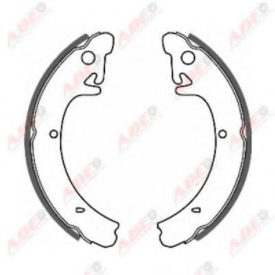 ABE C0L002ABE Тормозные колодоки 10 1986 для LADA 112 (Лада 112) ABE C0L002ABE Тормозные колодоки 10 1986 для LADA 112 (Лада 112)