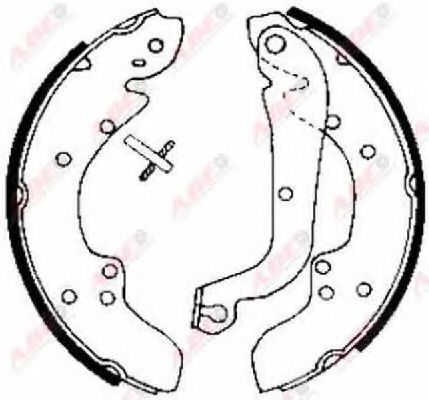 ABE C0P020ABE Тормозные колодоки TRW для FIAT DUCATO (Фиат Дукато) ABE C0P020ABE Тормозные колодоки TRW для FIAT DUCATO (Фиат Дукато)