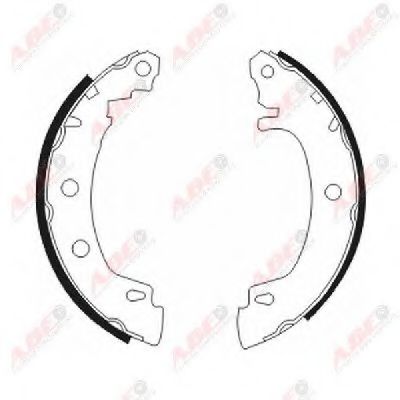 ABE C0R012ABE Тормозные колодоки для RENAULT MEGANE II ER (Рено Меган 2 ер) ABE C0R012ABE Тормозные колодоки для RENAULT MEGANE II ER (Рено Меган 2 ер)