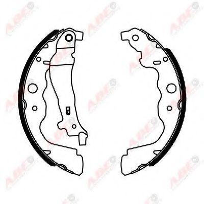 ABE C0R031ABE Тормозные колодоки для RENAULT ZOE (Рено Зоэ) ABE C0R031ABE Тормозные колодоки для RENAULT ZOE (Рено Зоэ)