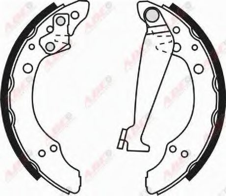 ABE C0W009ABE Тормозные колодоки для AUDI 90 (Ауди 90) ABE C0W009ABE Тормозные колодоки для AUDI 90 (Ауди 90)