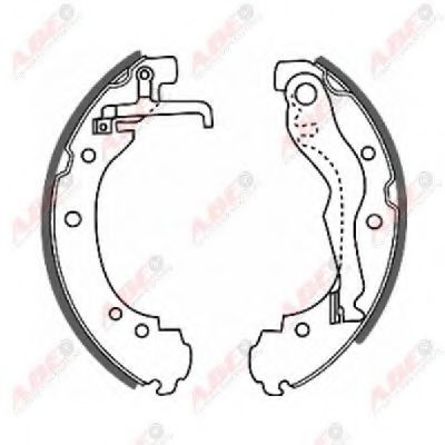 ABE C0W011ABE Тормозные колодоки Привод на все колеса для MERCEDES-BENZ SPRINTER 3,5-T (Мэрcэдэс-бэнз Спринтэр 3,5-т) ABE C0W011ABE Тормозные колодоки Привод на все колеса для MERCEDES-BENZ SPRINTER 3,5-T (Мэрcэдэс-бэнз Спринтэр 3,5-т)