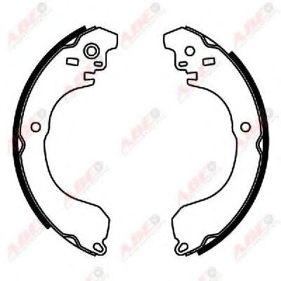ABE C0Y010ABE Тормозные колодоки для автомобиля с барабанной тормозной системой на задней оси для CHRYSLER CIRRUS (Крайслер Cиррус) ABE C0Y010ABE Тормозные колодоки для автомобиля с барабанной тормозной системой на задней оси для CHRYSLER CIRRUS (Крайслер Cиррус)