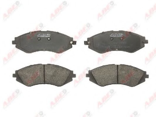 ABE C10003ABE Комплект тормозных колодок, дисковый тормоз<br >передний мост 