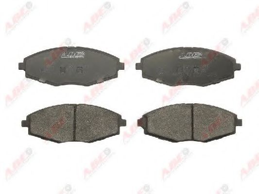 ABE C10007ABE Комплект тормозных колодок, дисковый тормоз<br >передний мост 