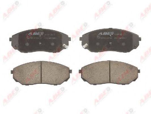 ABE C10317ABE Комплект тормозных колодок, дисковый тормоз<br >передний мост 