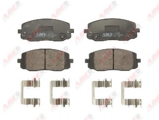 ABE C10320ABE Комплект тормозных колодок, дисковый тормоз<br >передний мост 