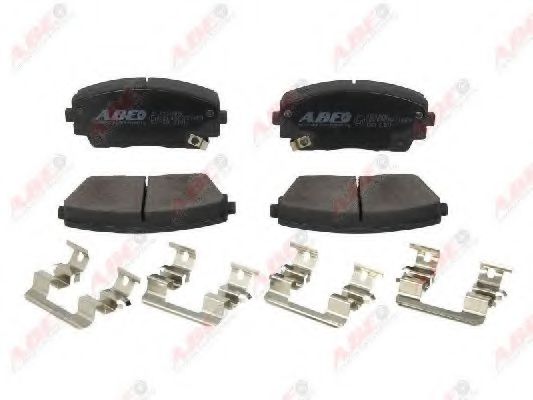 ABE C10334ABE Комплект тормозных колодок, дисковый тормоз<br >передний мост 
