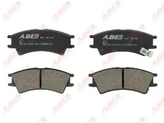 ABE C10525ABE Комплект тормозных колодок, дисковый тормоз 