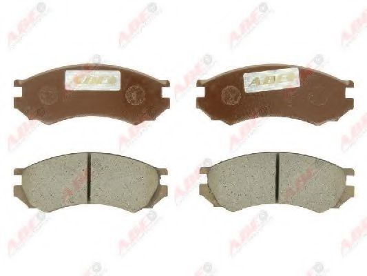 ABE C11050ABE Комплект тормозных колодок, дисковый тормоз<br >для автомобилей без ABS 