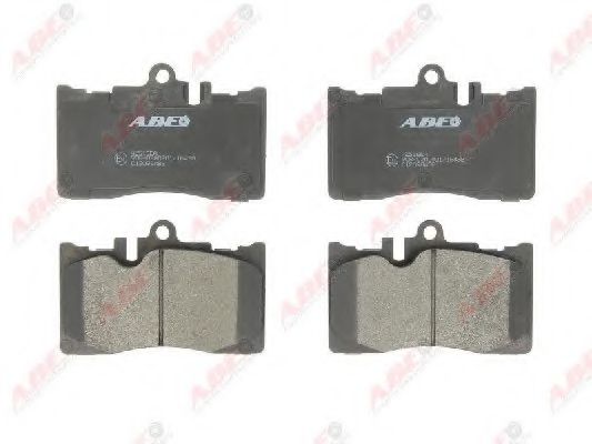 ABE C12098ABE Комплект тормозных колодок, дисковый тормоз 