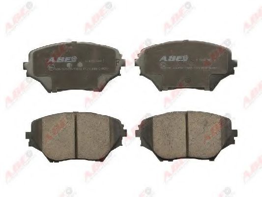 ABE C12100ABE Комплект тормозных колодок, дисковый тормоз<br >2 