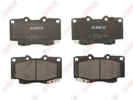 ABE C12130ABE Комплект тормозных колодок, дисковый тормоз<br >KUN5# 