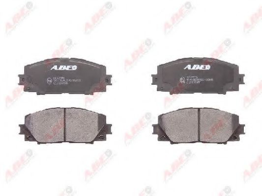 ABE C12133ABE Комплект тормозных колодок, дисковый тормоз<br >Akebono 