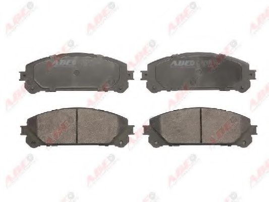 ABE C12135ABE Комплект тормозных колодок, дисковый тормоз 