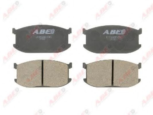 ABE C13016ABE Тормозные колодки для MAZDA GLC II (Мазда Глc 2) ABE C13016ABE Тормозные колодки для MAZDA GLC II (Мазда Глc 2)