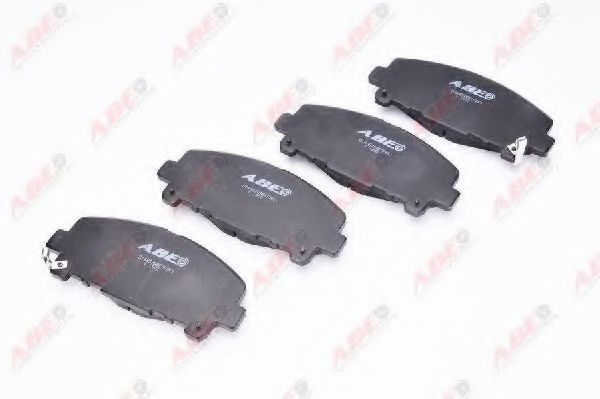 ABE C14057ABE Комплект тормозных колодок, дисковый тормоз<br >полностью автоматическая коробка передач 