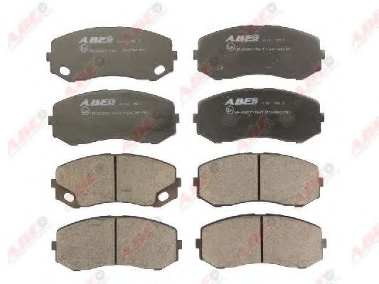 ABE C15047ABE Комплект тормозных колодок, дисковый тормоз<br >задний мост 